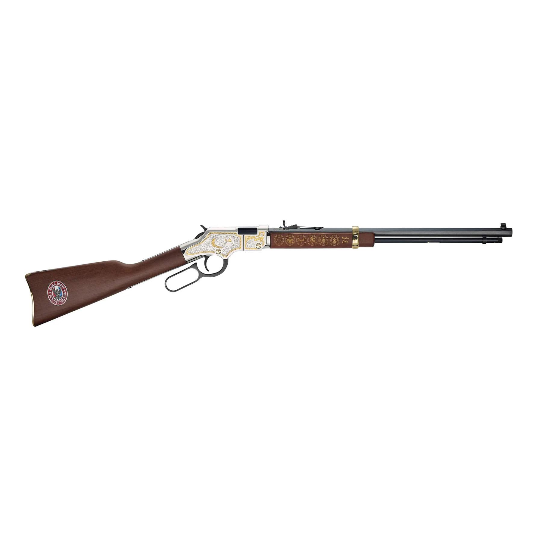 Henry Golden Boy "Eagle Scout Tribute 2nd Edition" Rifle .22 S/L/LR 16(LR)/21(S)rd Capacity 20" Octagon Barrel Wood Stock - Precision Shot Firearms
