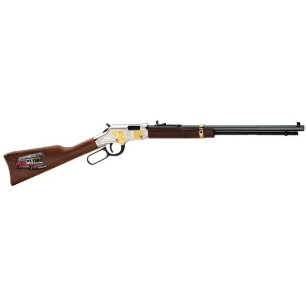 Henry Golden Boy Firefighter Tribute Edition Rifle .22 LR 16rd Magazine 20" Barrel Walnut - Precision Shot Firearms