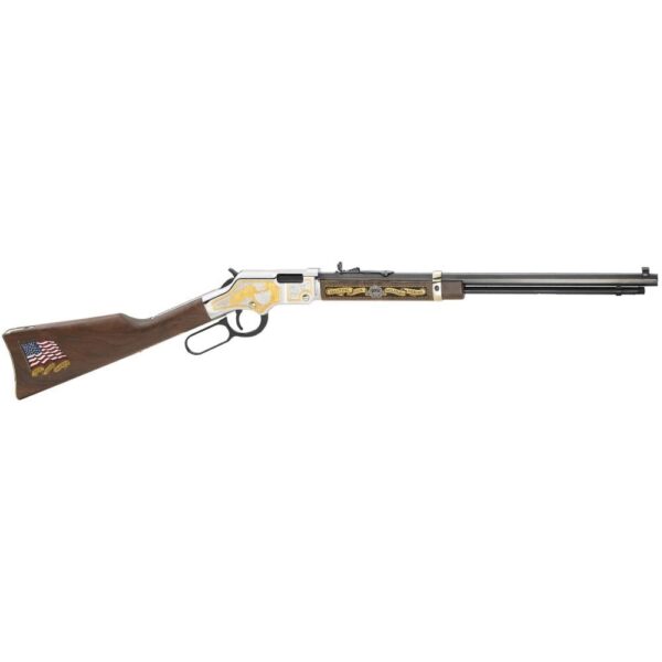Henry Military Service Tribute 2nd Edition Rifle .22 LR 16rd Magazine 20" Barrel Walnut - Precision Shot Firearms