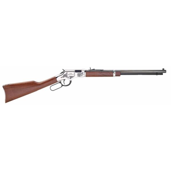 Henry Golden Boy Silver Father's Day Edition .22 LR Rifle 16rd Magazine 20" Barrel Walnut - Precision Shot Firearms