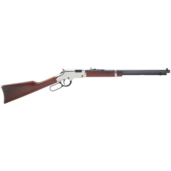Henry Golden Boy Silver Rifle .22 WMR 12rd Capacity 20.5" Barrel Walnut - Precision Shot Firearms