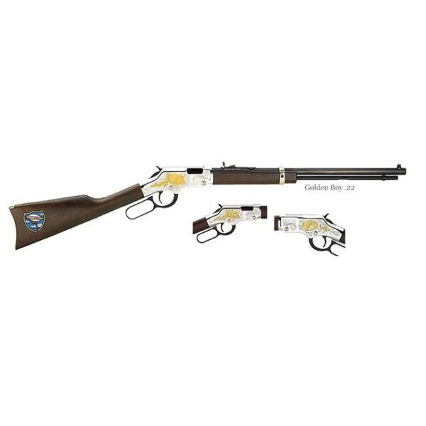 Henry Golden Boy Truckers Tribute Edition Rifle .22 LR 16rd Magazine 20" Barrel Walnut - Precision Shot Firearms