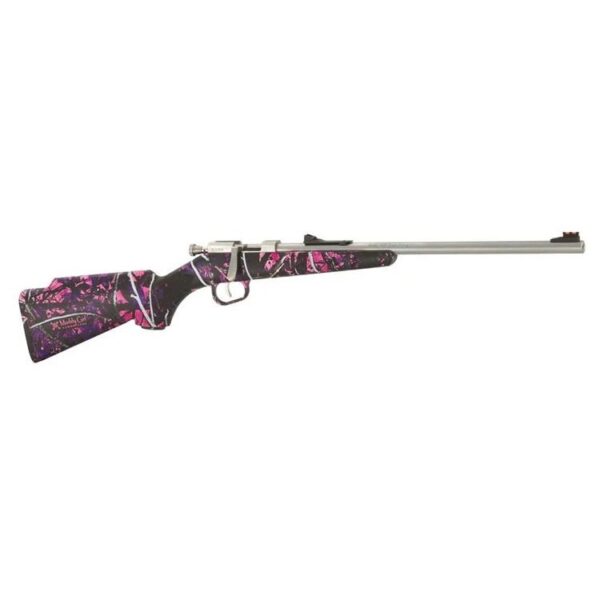 Henry Mini Bolt Rifle .22 LR Single Shot Magazine 16.25" Barrel Muddy Girl - Precision Shot Firearms