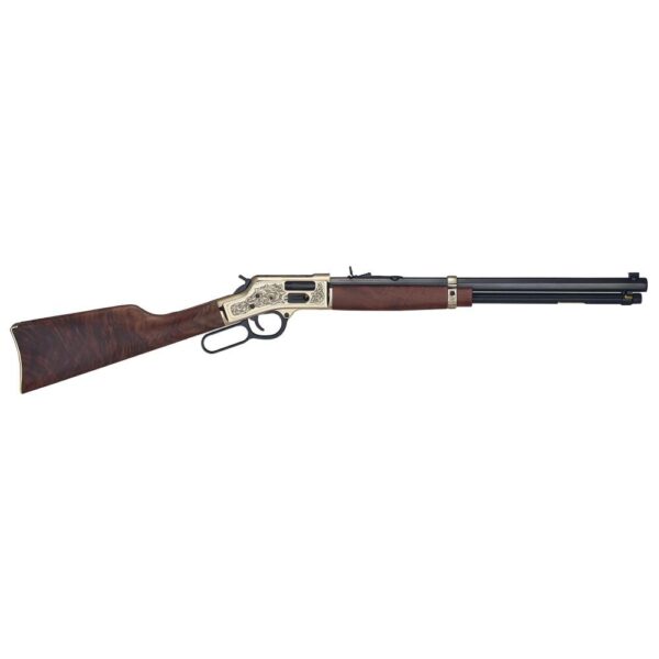 Henry Big Boy Deluxe Engraved Side Gate Rifle .45 Colt 10rd Magazine 20" Barrel Walnut - Precision Shot Firearms