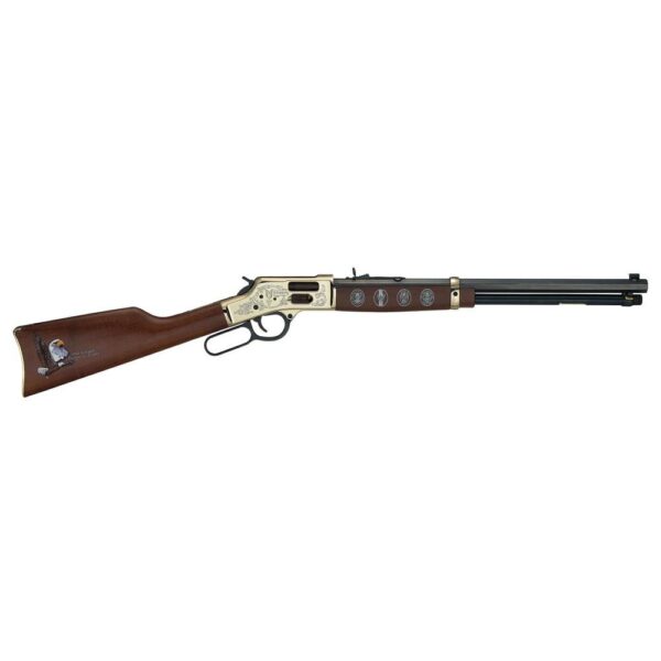 Henry Eagle Scout Centennial Tribute Edition Side Gate Rifle .44 Mag/.44 Spl 10rd Magazine 20" Barrel Walnut - Precision Shot Firearms