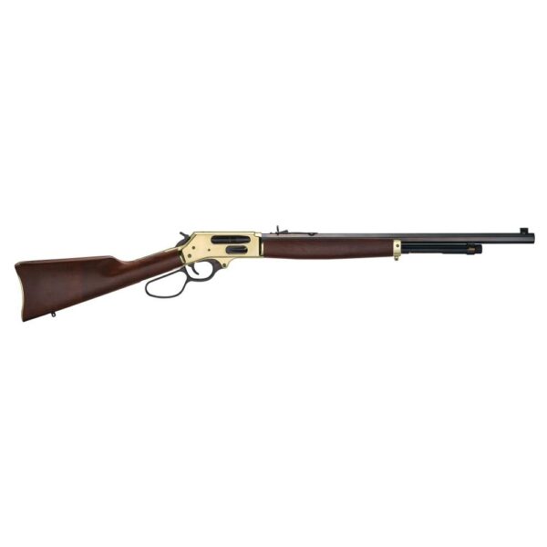 Henry Brass Lever Action Side Gate Rifle .45-70 4rd Magazine 22" Octagon Barrel with Large Loop - Precision Shot Firearms