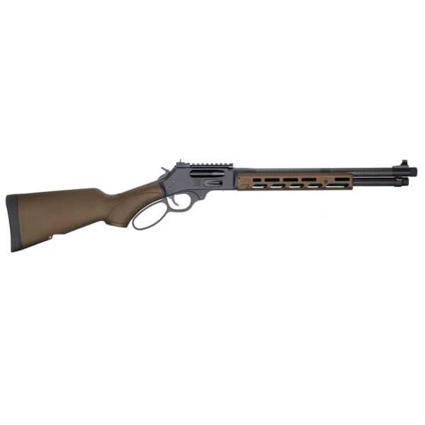 Henry SPD CRUSR Rifle .45-70 Govt 4rd Capacity 16.5" Threaded Barrel Midnight Blue Receiver Bronze Stock - Precision Shot Firearms