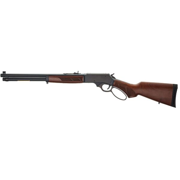 Henry Steel Lever Action w/Side Gate Rifle .45-70 Govt 4rd Capacity 18.43" Round Barrel Walnut Stock - Precision Shot Firearms