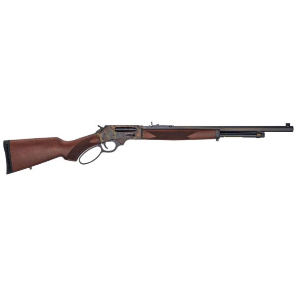 Henry Color Case Hardened Lever Action Side Gate Rifle .45-70 4rd Magazine 22" Barrel Walnut - Precision Shot Firearms