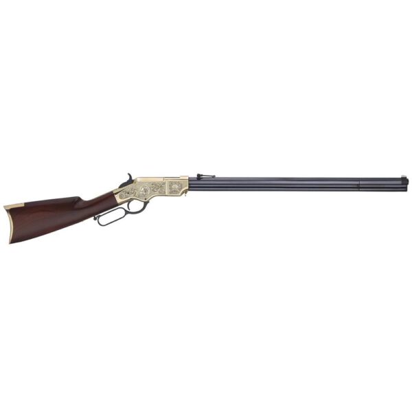 Henry New Original Henry Deluxe Engraved 25th Anniversary Edition Rifle .44-40 WCF 13rd Magazine 24.5" Barrel Rosewood - Precision Shot Firearms
