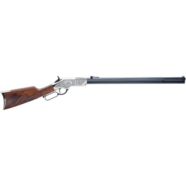 Henry New Original Silver Deluxe Engraved Edition Rifle .44-40 WCF 13rd Capacity 24.5" Barrel Walnut Stock - Precision Shot Firearms