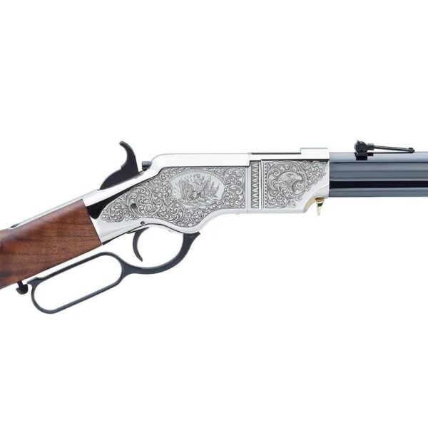 Henry New Original Silver Deluxe Engraved Edition Rifle .44-40 WCF 13rd Capacity 24.5" Barrel Walnut Stock - Precision Shot Firearms
