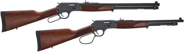 Henry Big Boy Steel Carbine Side Gate .44 Mag/.44 Special Rifle 7rd Magazine 16.5" Barrel Walnut Large Loop - Precision Shot Firearms