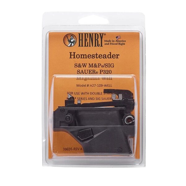 Henry H027 Magazine Well Adaptor S&W M&P/Sig 320 9mm Luger Black - Precision Shot Firearms