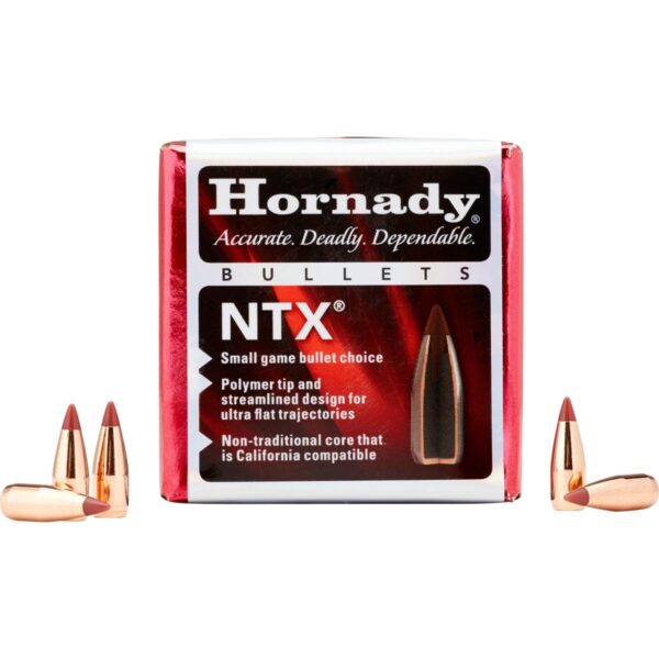 Hornady NTX Non-Leaded Rifle bullets .17 cal 172" 15.5 gr NTX 100/ct - Precision Shot Firearms