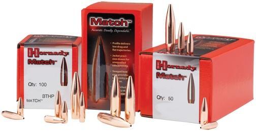 Hornady Match Bullets .22 cal .224" 53 gr HP 100/ct - Precision Shot Firearms