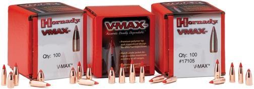 Hornady V-MAX Bullets .25 cal .257" 75 gr V-MAX 100/ct - Precision Shot Firearms