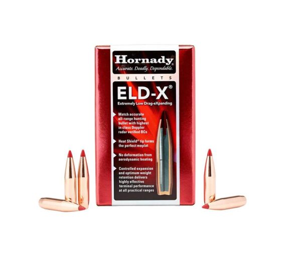 Hornady ELD-X Bullets with Heat Shield Tip 22 cal .224" 80 gr ELD-X 100/rd - Precision Shot Firearms