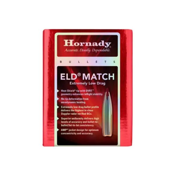 Hornady ELD Match Rifle Bullets 6mm .243" 109 gr PT 500/ct - Precision Shot Firearms