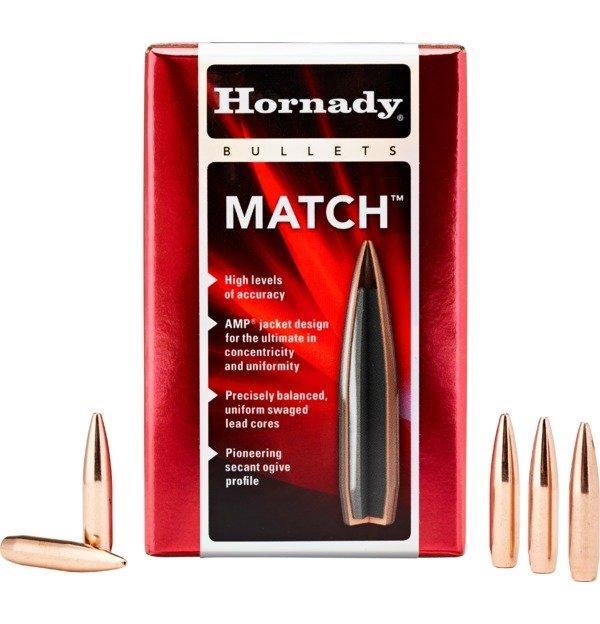 Hornady Match Bullets .30 cal .308" 168 gr BTHP 250/ct - Precision Shot Firearms