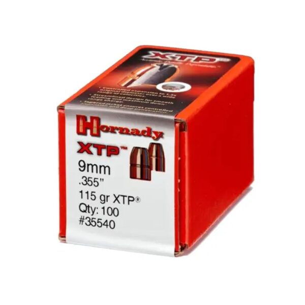 Hornady Handgun Bullets 9mm .355" 115 gr XTPHP 100/ct - Precision Shot Firearms