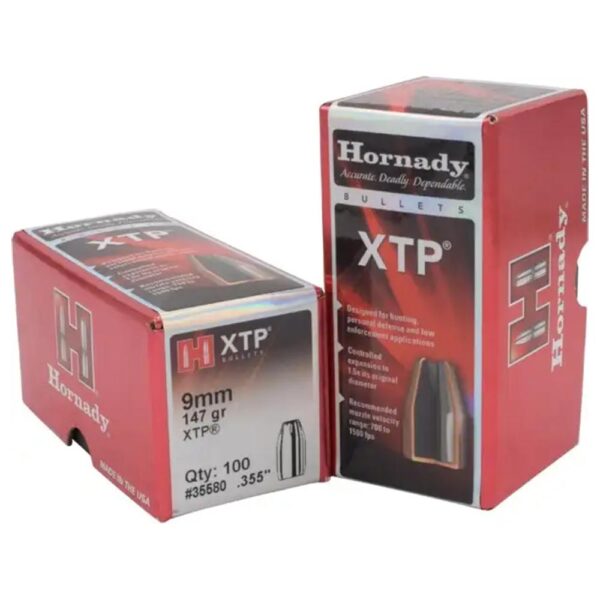 Hornady Handgun Bullets 9mm .355" 147 gr XTPHP 100/ct - Precision Shot Firearms