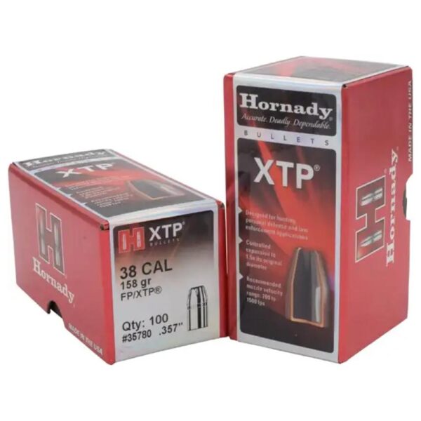 Hornady Handgun Bullets .38 cal .357" 158 gr XTPFP 100/ct - Precision Shot Firearms