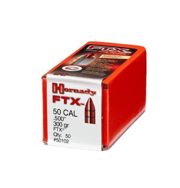 Hornady FTX Handgun Bullets .50 cal .500" 300 gr FTX 50/ct - Precision Shot Firearms