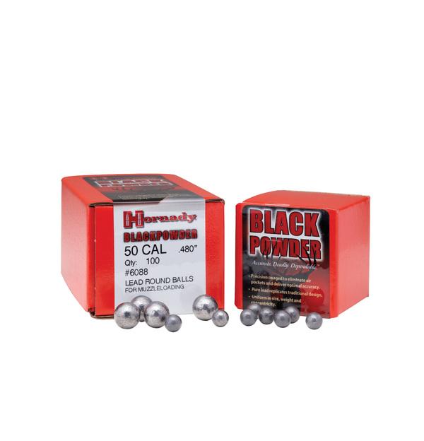 Hornady Muzzleloader Lead Round Balls 54 cal .520" 100/ct - Precision Shot Firearms