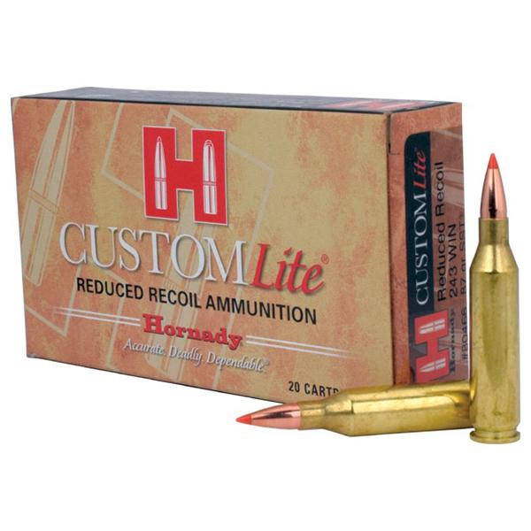 Hornady Custom Lite Rifle Ammunition .243 Win 87 gr SST Custom Lite 20/Box - Precision Shot Firearms