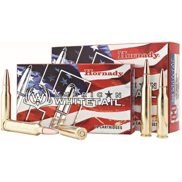 Hornady American Whitetail Rifle Ammunition 7mm Rem Mag 154 gr Interlock SP 2814 fps 20/ct - Precision Shot Firearms