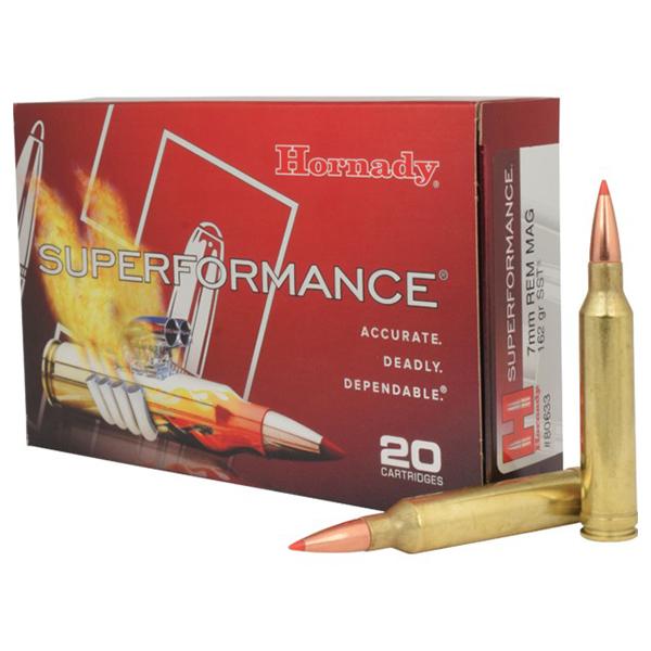 Hornady Superformance Rifle Ammunition 7mm Rem Mag 162 gr SST 3030 fps - 20/box - Precision Shot Firearms