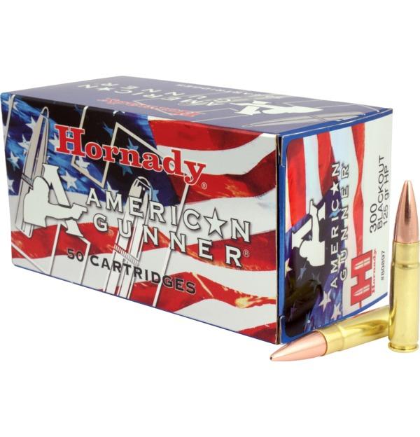Hornady American Gunner Bulk Rifle Ammuntiton .300 AAC Blackout 125 gr HP 50/ct - Precision Shot Firearms