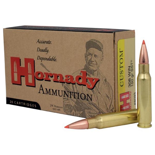 Hornady Custom Rifle Ammunition .308 Win 150 gr SST - 20/box - Precision Shot Firearms
