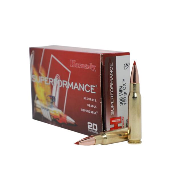 Hornady Superformance Rifle Ammunition .308 Win 150gr CX 2900 fps 20/ct - Precision Shot Firearms