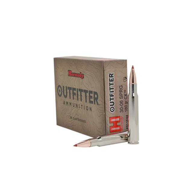 Hornady Outfitter Rifle Ammunition .30-06 SPRG 180gr CX OTF 2600 fps 20/ct - Precision Shot Firearms
