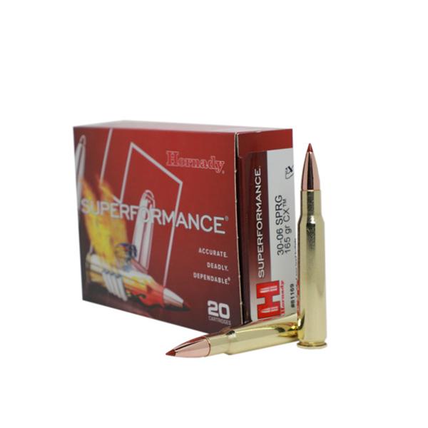 Hornady Superformance Rifle Ammunition .30-06 SPRG 165gr CX SPF 2940 fps 20/ct - Precision Shot Firearms