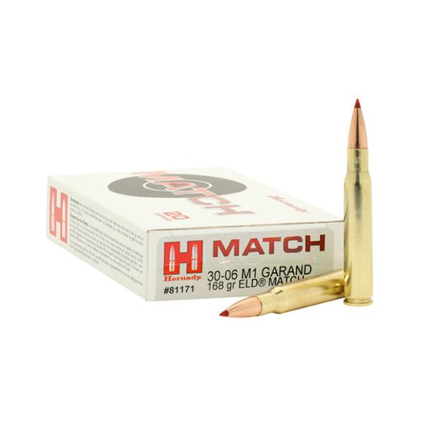 Hornady Vintage Match Rifle Ammunition .30-06 Sprg 168 gr ELD 2710 fps 20/ct - Precision Shot Firearms