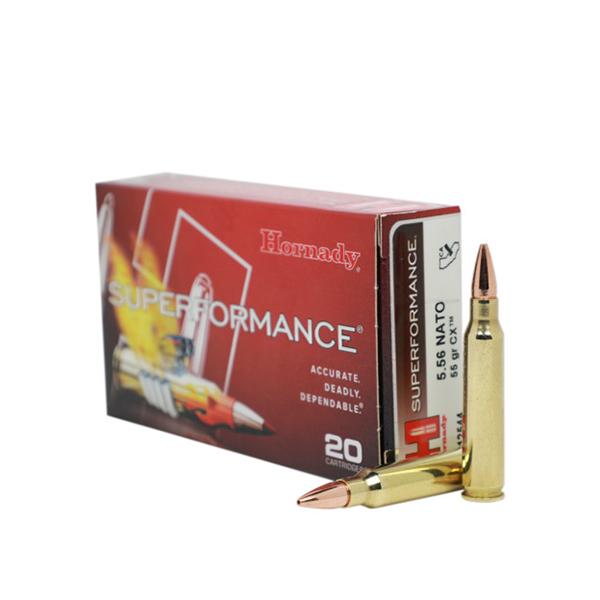 Hornady Superformance Rifle Ammunition 5.56 NATO 55gr CX SPF 3175 fps 20/ct - Precision Shot Firearms