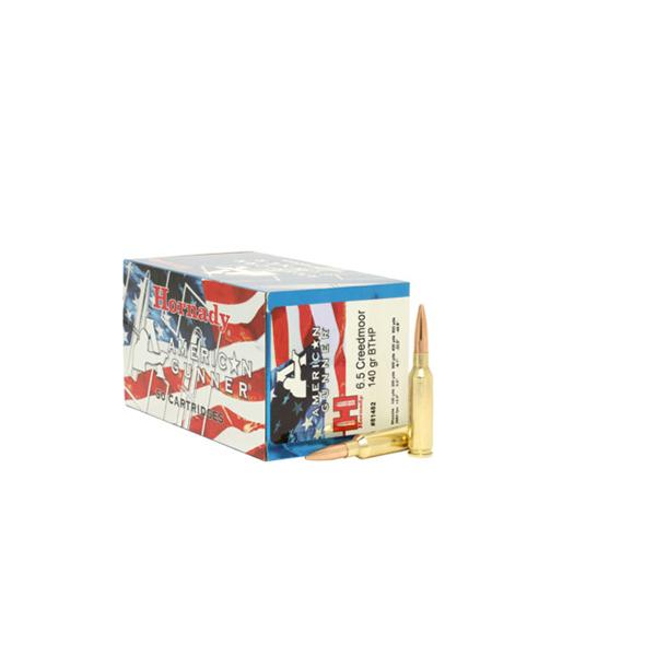 Hornady American Gunner Bulk Rifle Ammunition 6.5 Creedmoor 140 gr BTHP 2690 fps 50/ct - Precision Shot Firearms