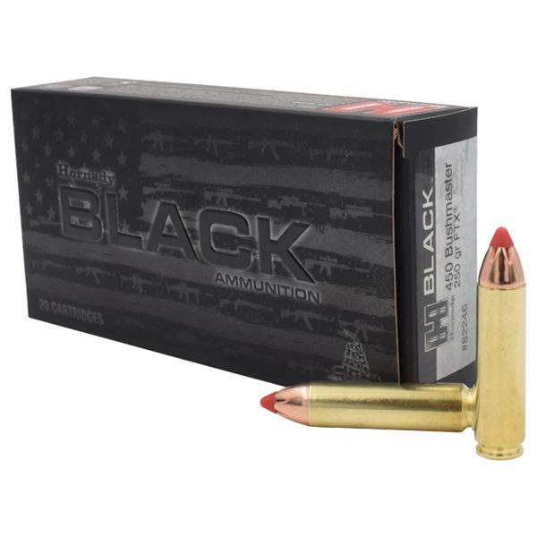 Hornady Black Rifle Ammunition .450 Bushmaster 250 gr FTX 2200 fps 20/ct - Precision Shot Firearms