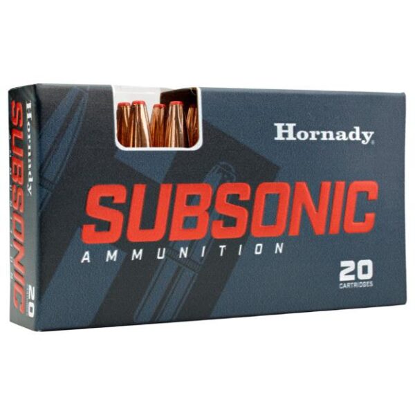 Hornady Subsonic Rifle Ammunition .338 ARC 307gr PT 1050 fps 20/ct - Precision Shot Firearms