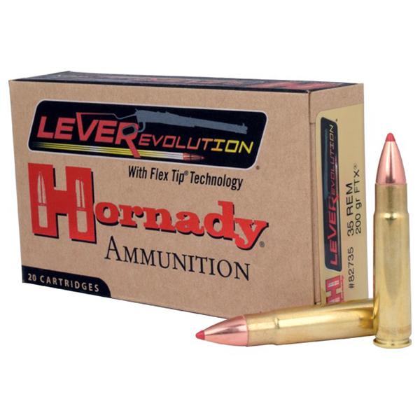 Hornady LEVERevolution Rifle Ammunition .35 Rem 200 gr FTX 2225 fps - 20/box - Precision Shot Firearms