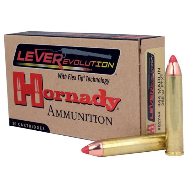 Hornady LEVERevolution Rifle Ammunition .444 Marlin 265 gr FTX 2325 fps - 20/box - Precision Shot Firearms