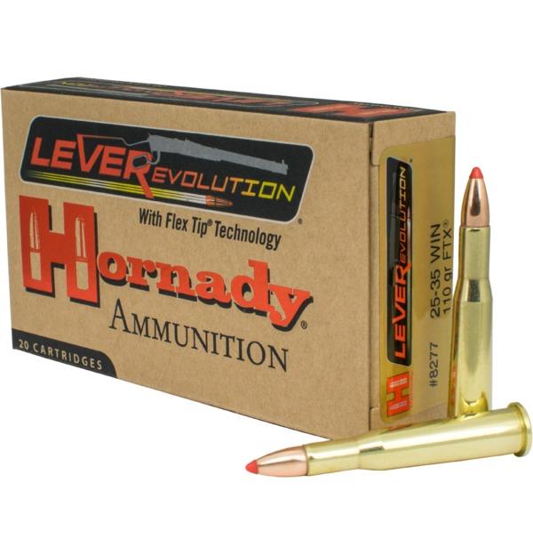 Hornady Leverevolution Rifle Ammunition .25-35 Win 110 gr FTX 2425 fps 20/ct - Precision Shot Firearms