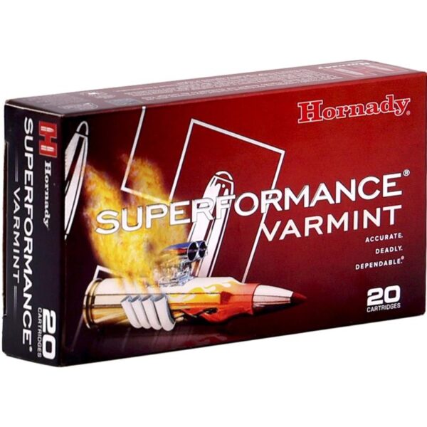 Hornady Superformance Varmint V-Max Rifle Ammunition .223 WSSM 55gr PT 2600 fps 20/ct - Precision Shot Firearms