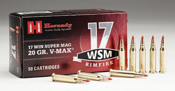 Hornady Varmint Express Rimfire Ammunition .17 WSM 20 gr VMAX 3000 fps 50/box - Precision Shot Firearms