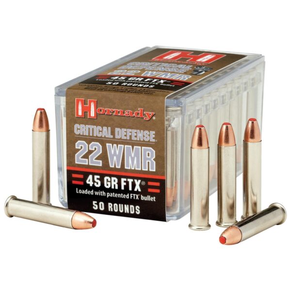 Hornady Critical Defense .22 WMR 45 gr FTX Rimfire Ammo 50/ct - Precision Shot Firearms