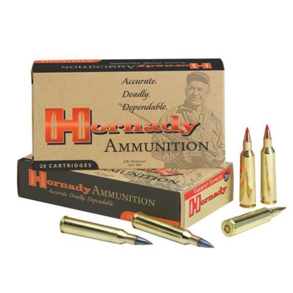 Hornady Varmint Express Rifle Ammunition .223 Rem 55 gr V-MAX 3240 fps 20/ct - Precision Shot Firearms