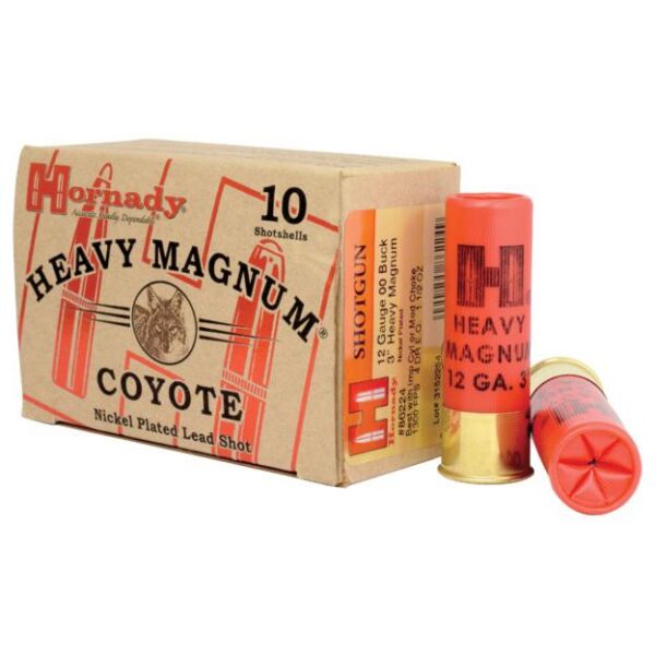 Hornady Heavy Mag Coyote Shotshells 12 ga 3" 1-1/2 oz #00 1300 fps 10/ct - Precision Shot Firearms